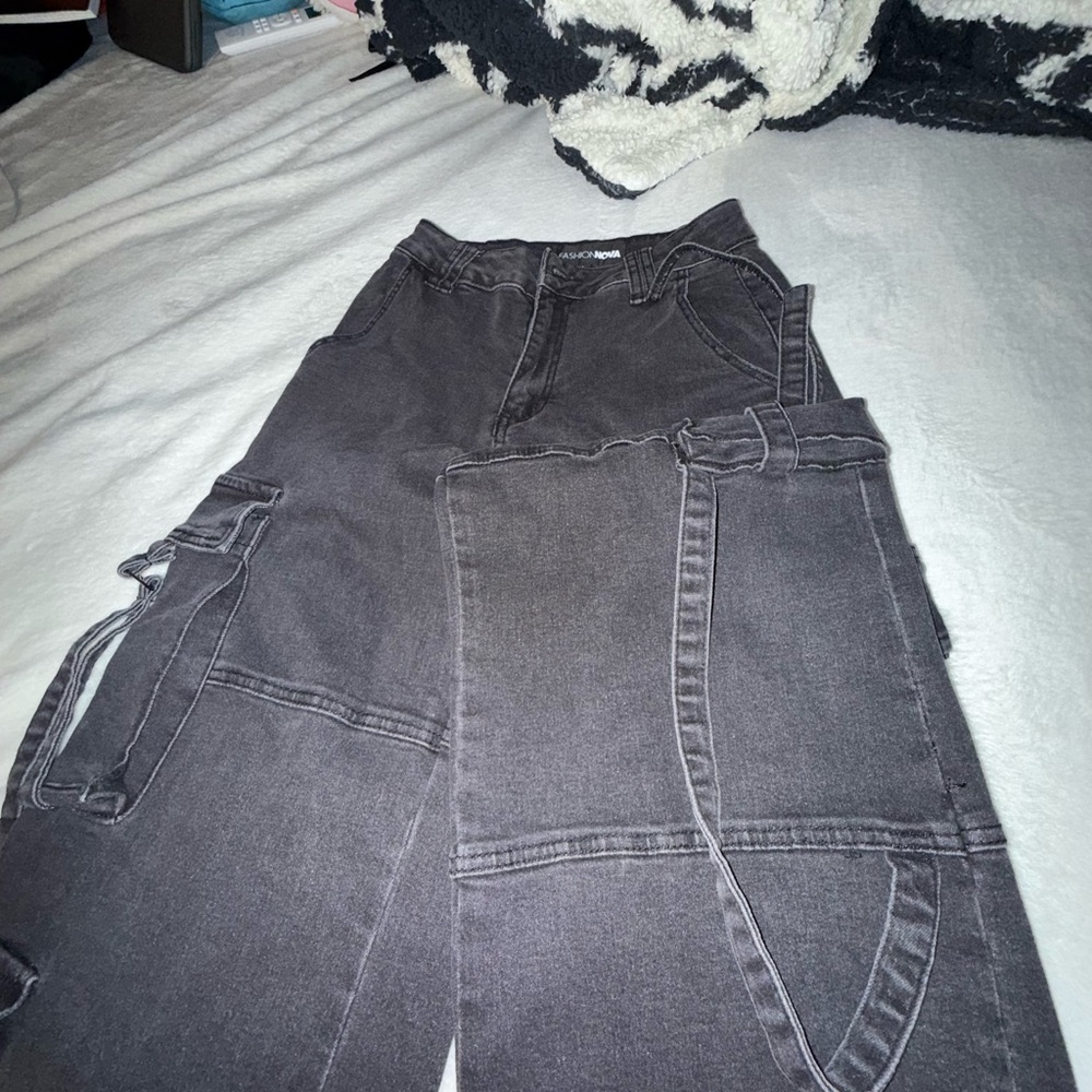 Fashion Nova Charcoal Pants
